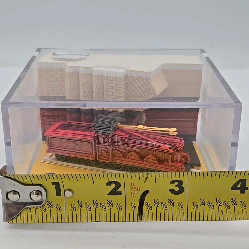 Magic train 3D memo pad‎ In Display Case Harry Potter London To Hogwarts